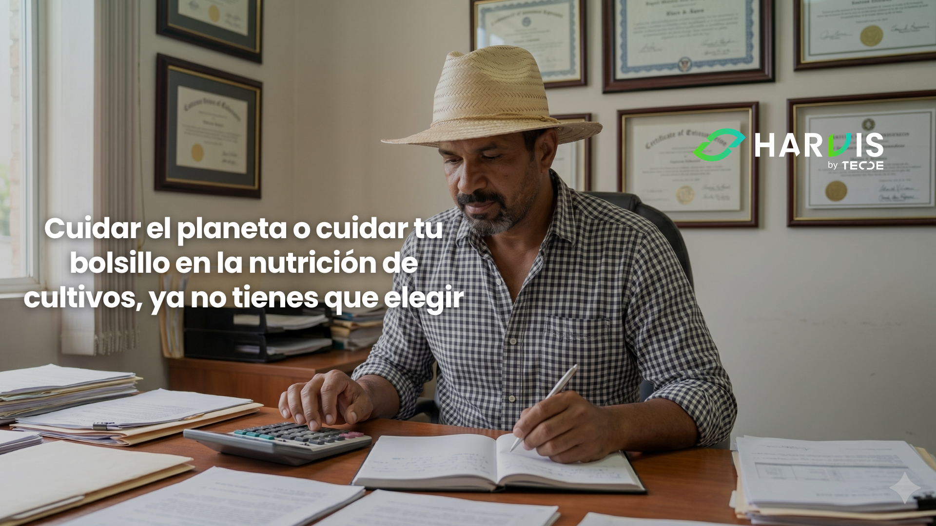 Cuidar el planeta o cuidar tu bolsillo en la nutrición de cultivos, ya no tienes que elegir