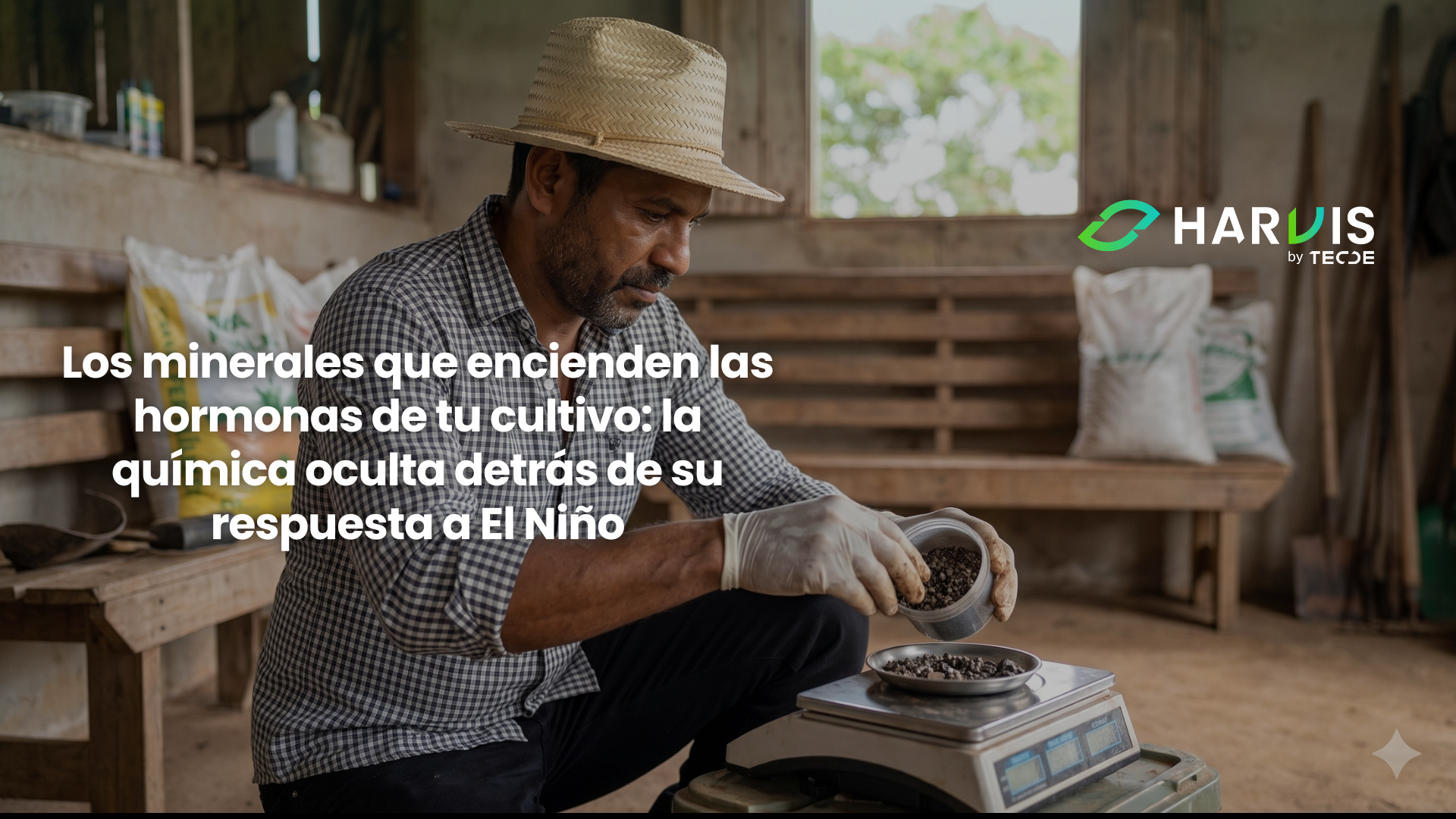 Los minerales que encienden las hormonas de tu cultivo: la química oculta detrás de su respuesta a El Niño
