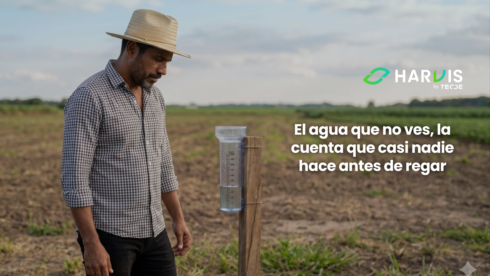 El agua que no ves, la cuenta que casi nadie hace antes de regar